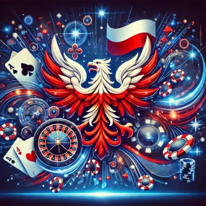 Biało-czerwony orzeł i ruletka — grafika sekcji live